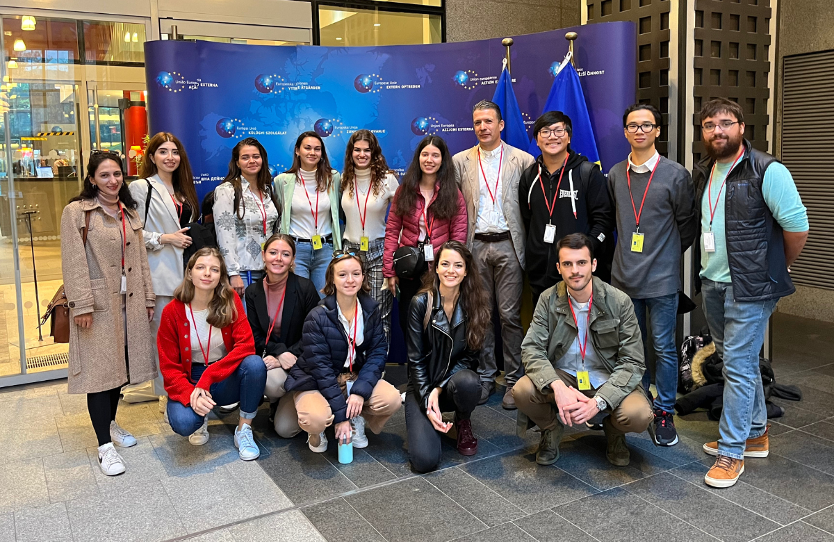 AUBG students in Brussels 2022