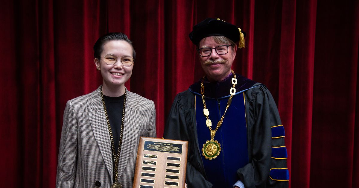 Yenlik O’Neill from Kazakhstan Awarded AUBG’s Presidential Medal 2022