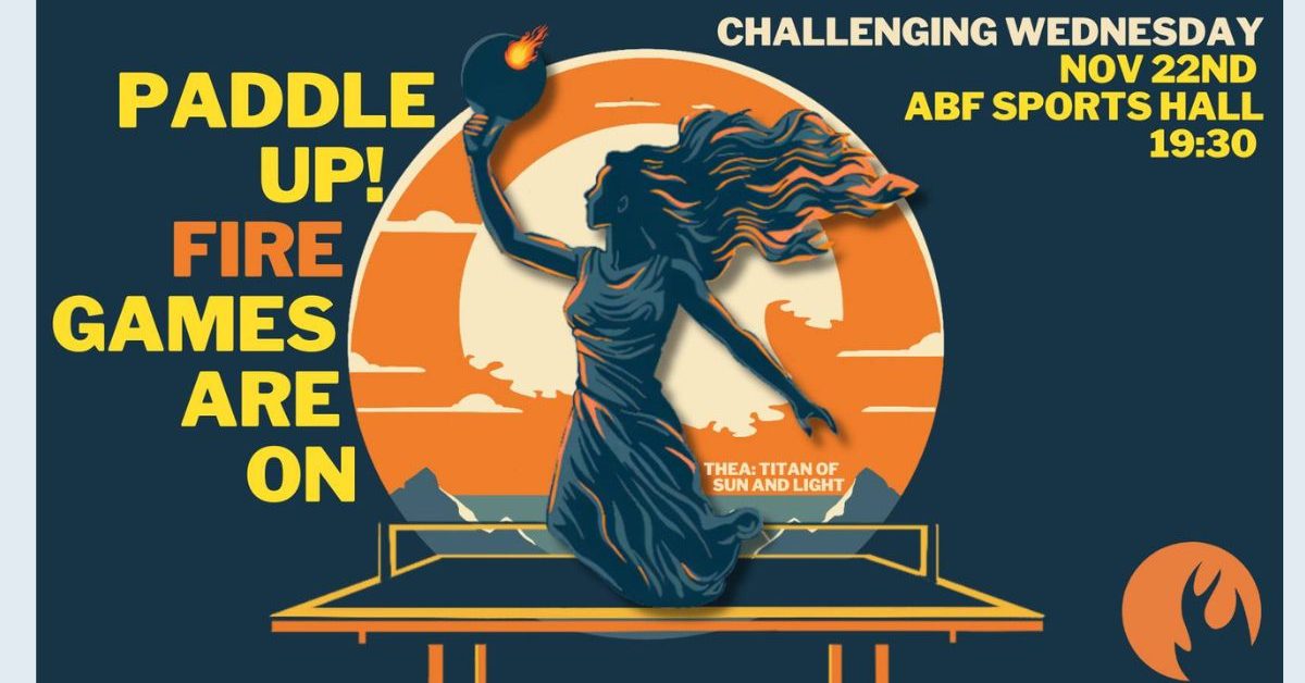 Challenging Wednesday: Table Tennis