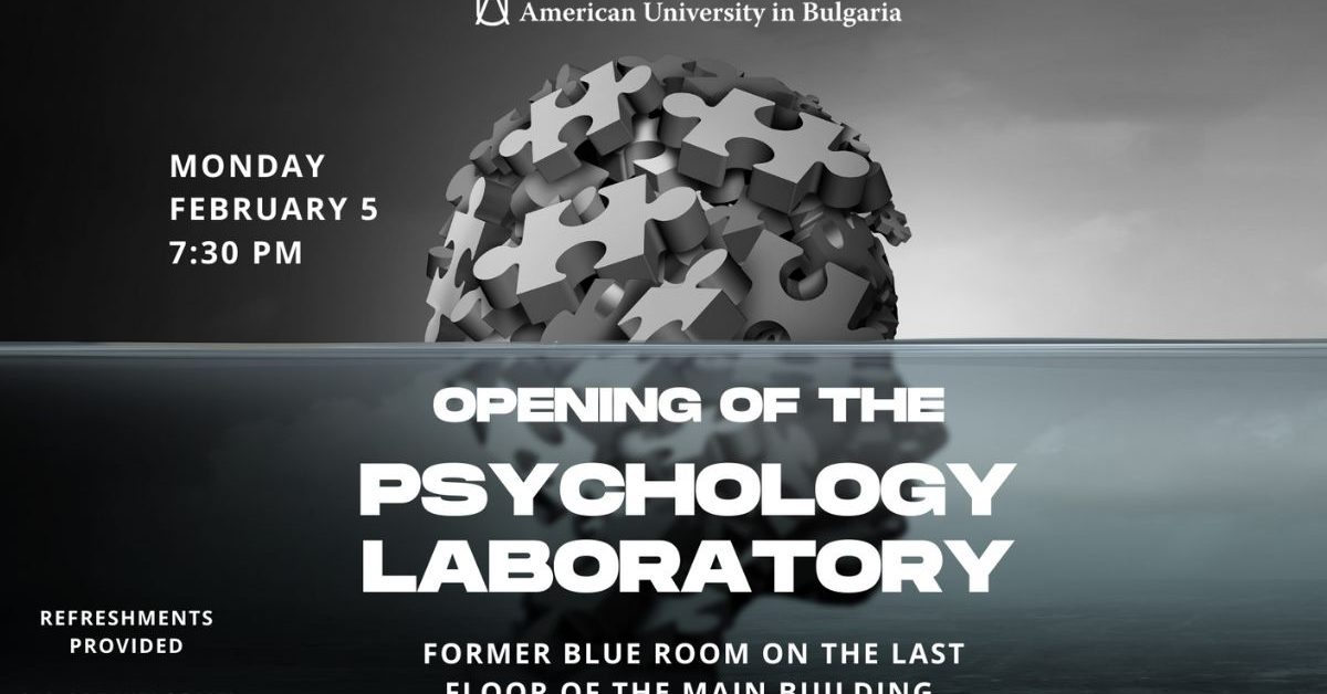 Psychology Laboratory Opening