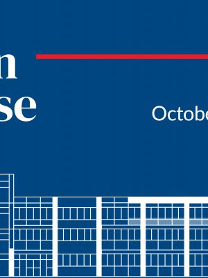 Graphic visual of the AUBG campus for the AUBG Open House