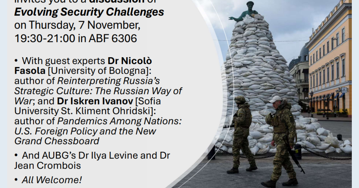 Evolving Security Challenges