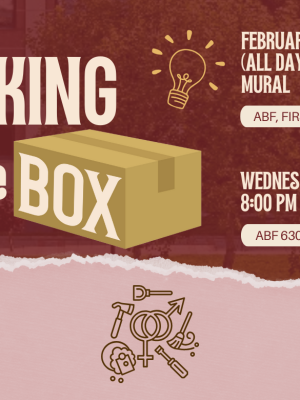 AUBG Thinking into the Box poster