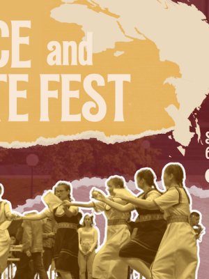 AUBG Dance and Taste fest poster