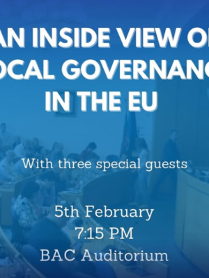 AUBG MEU event presenting local governance in practive
