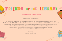 Thank you for joining the Friends of the Library Donation Campaign featured image