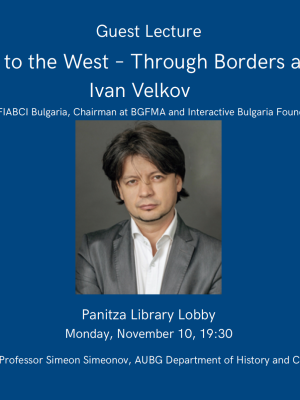 ourney to the West – Through Borders and Ages with Ivan Velkov