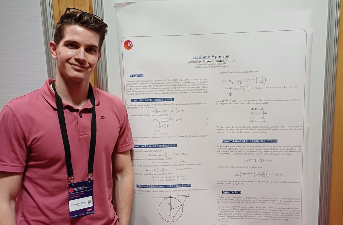 Lyuboslav Gigov Presents at a Quantum Technologies Conference in Portugal