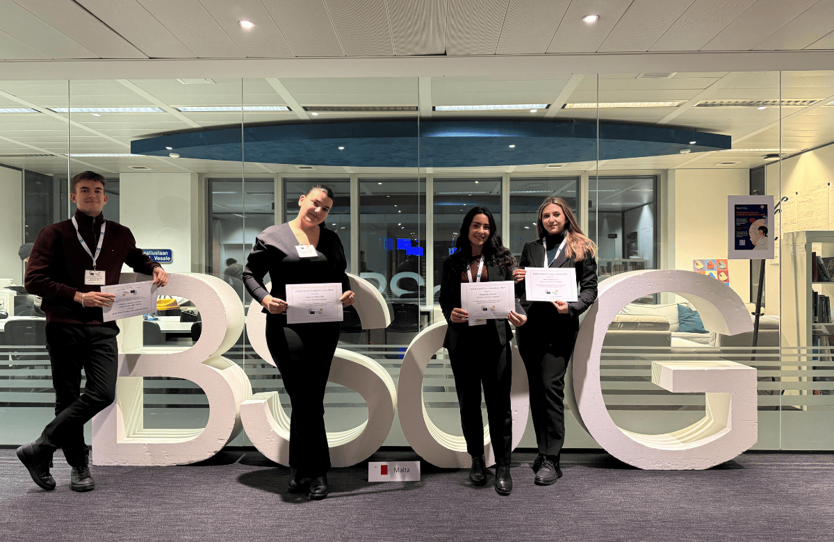 AUBG Students at Global Model EU in Brussels, 2026
