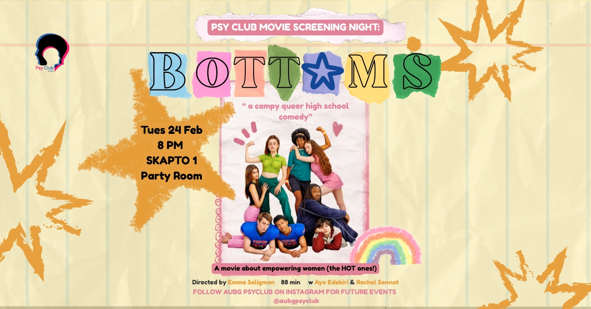 Psy Club Movie Screening: Bottoms