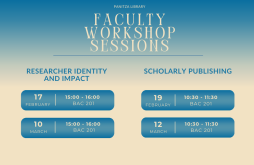 Faculty Workshop Sessions featured image
