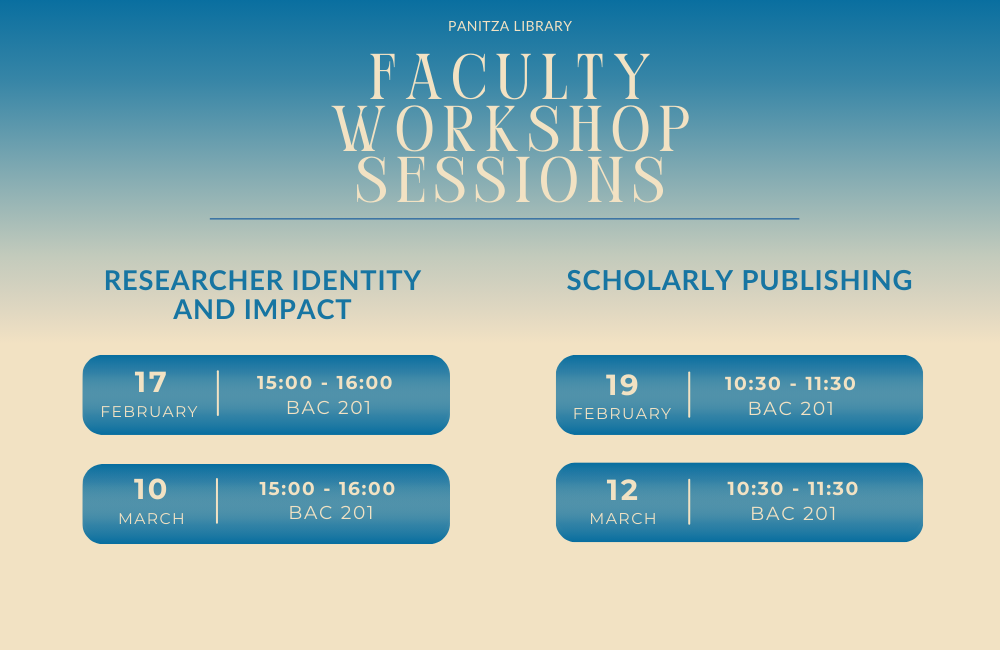 Faculty Workshop Sessions