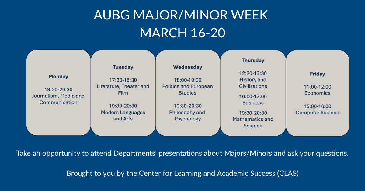 Major/Minor Week | CLAS