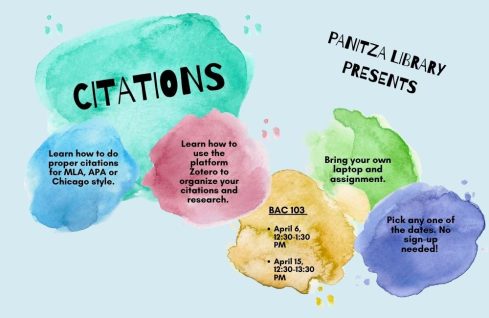 Panitza Library Presents: Citations featured image