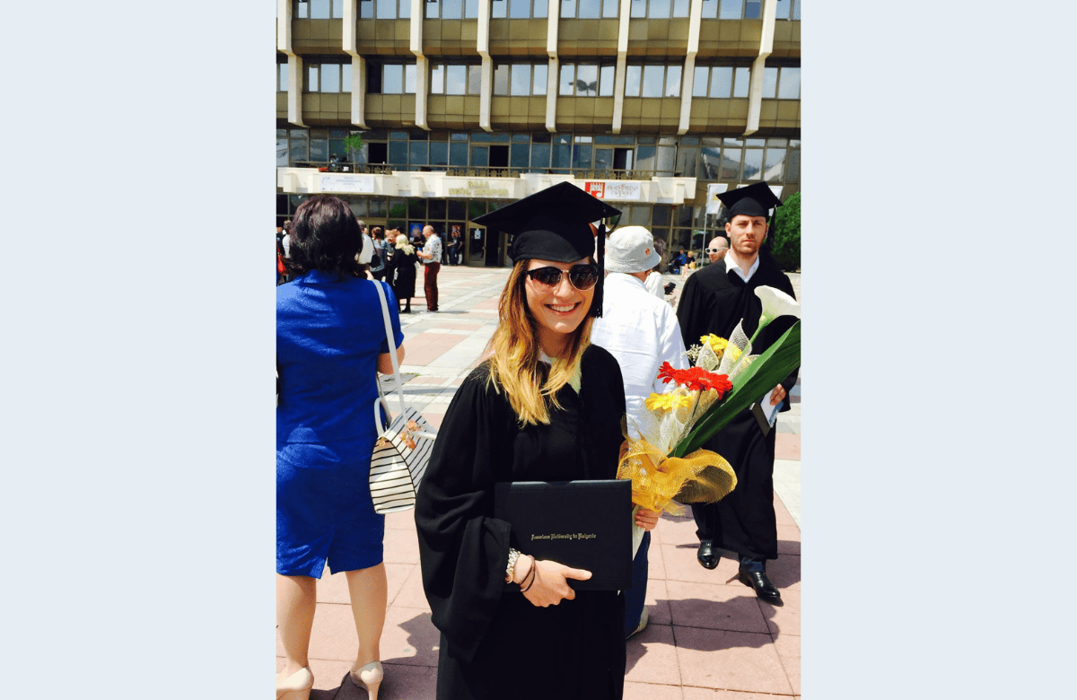 AUBG Alumna Konstantina Bandutova ('15) 2