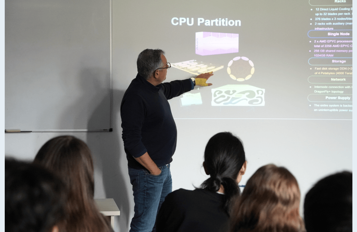 AUBG students visit the Discoverer+ supercomputer at Sofia Tech Park and HPE