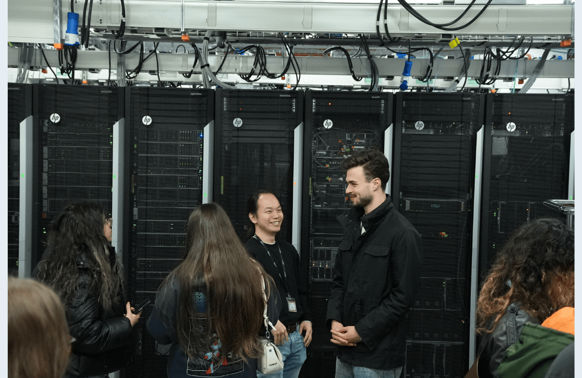 AUBG students visit the Discoverer+ supercomputer at Sofia Tech Park and HPE