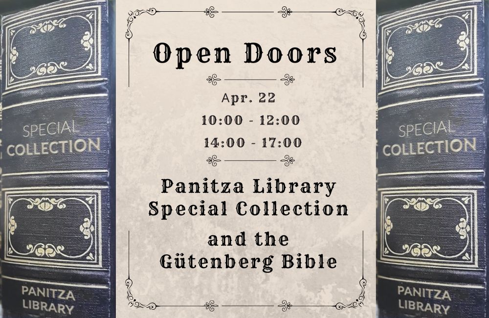 Panitza Library Open Day: Special Collection and the Gutenberg Bible – April 22