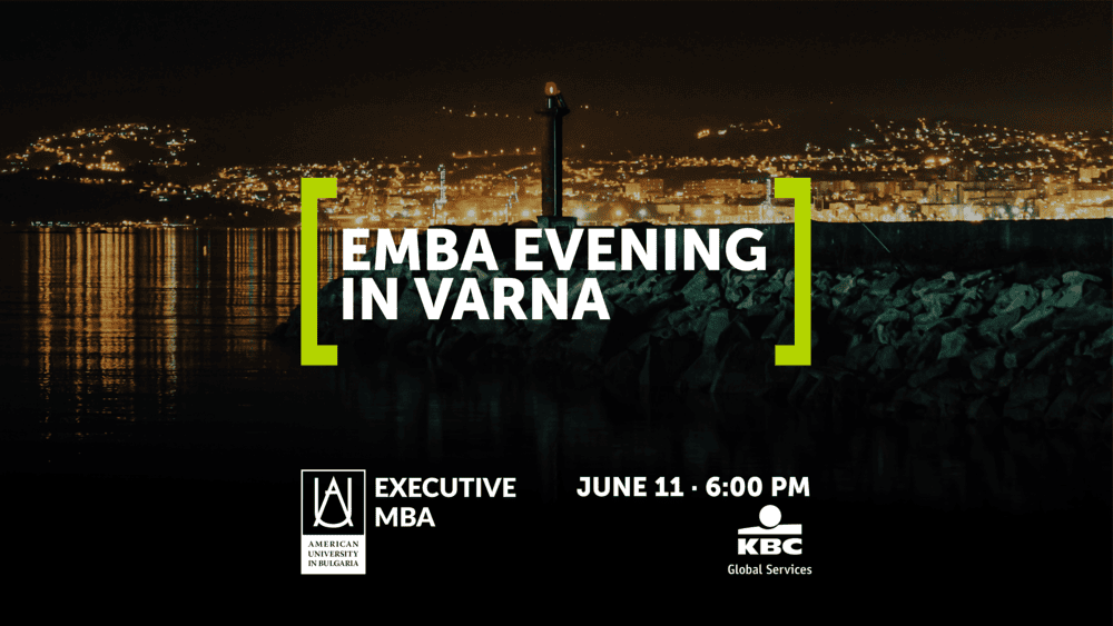 AUBG EMBA Evening in Varna