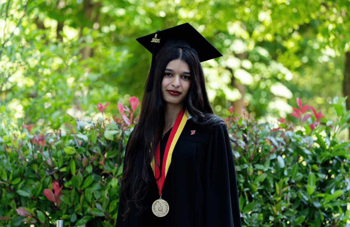 Maha Afif ('15) at AUBG Commencement