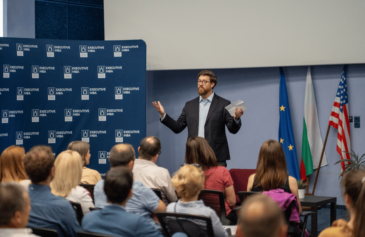 Bret Waters in Bulgaria at AUBG
