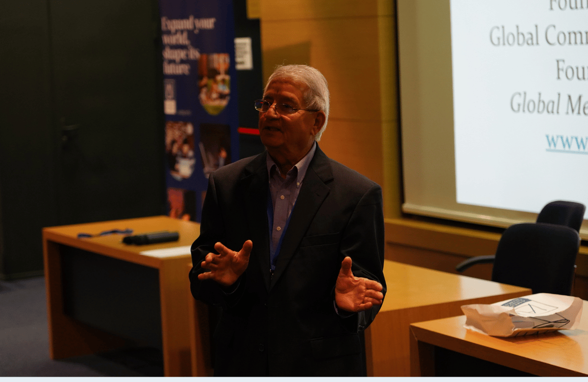 Dr. Kamalipour at the CGA Conference at AUBG